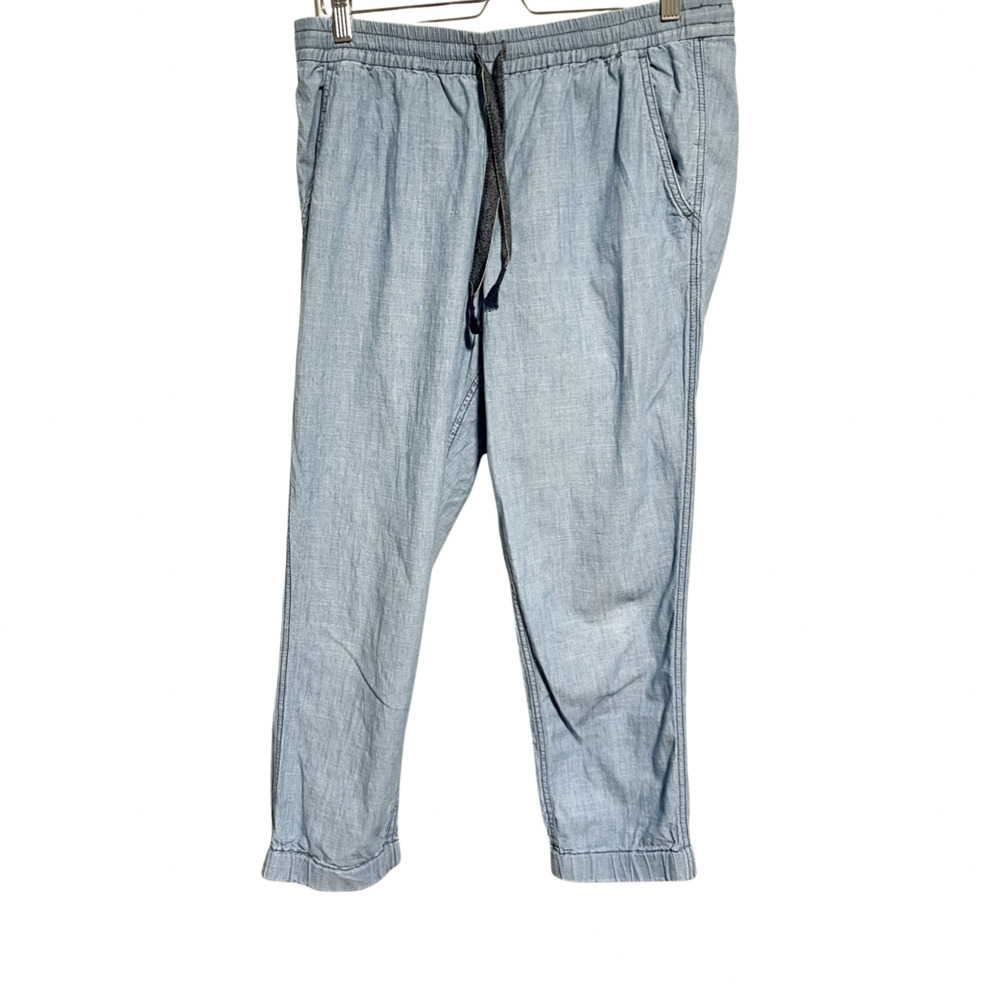 J. Crew Factory Light Blue Drawstring Track Pants